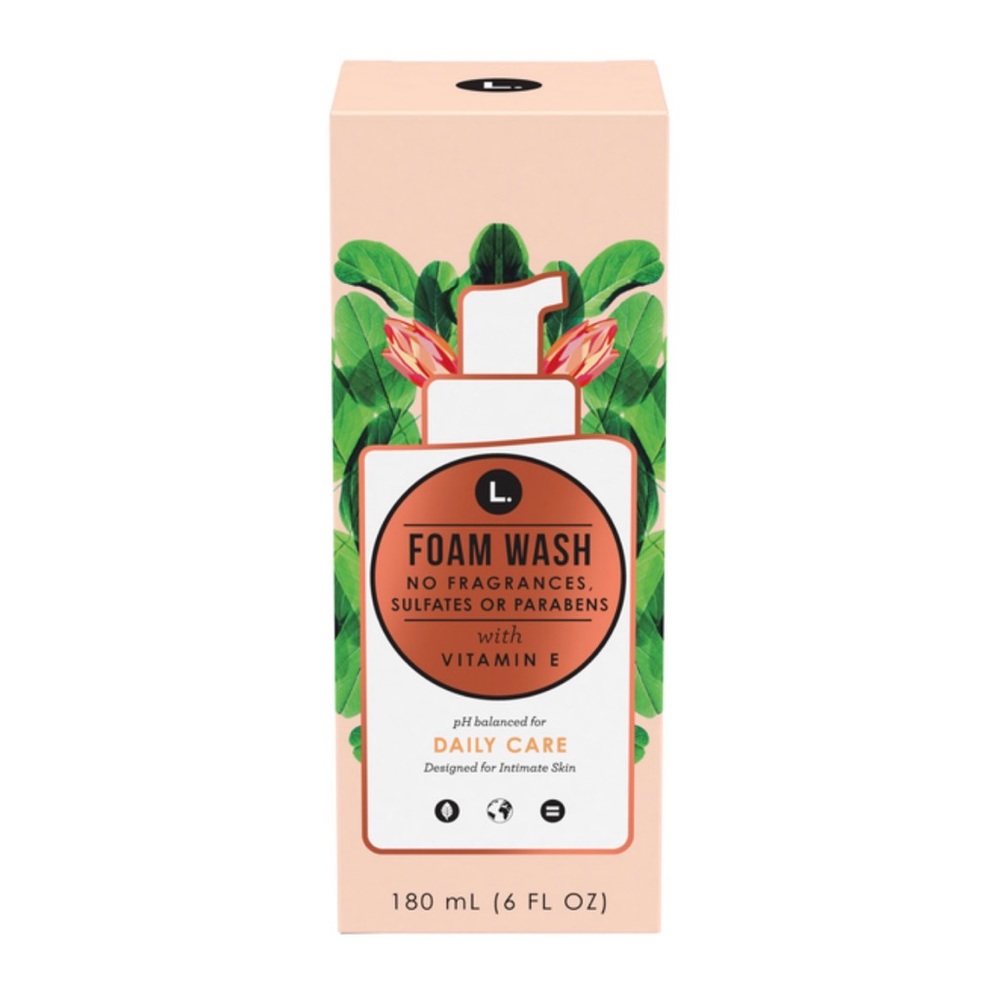 L. Daily Care Foam Wash Vitamin E Intimate Skin Period care 6oz/ 180ml  New